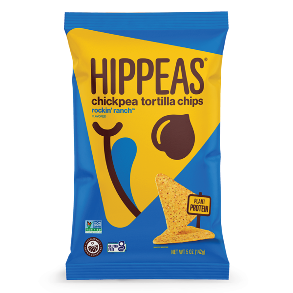 HIPPEAS Chickpea Tortilla Chips, Rockin' Ranch hero