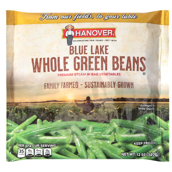 Frozen Produce Hanover Green Beans, Whole, Blue Lake hero