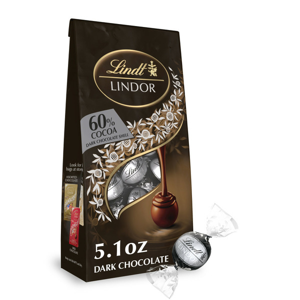 Candy & Chocolate Lindt Lindor 60% Extra Dark Chocolate Candy Truffles hero