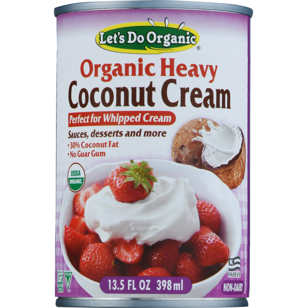 Cream Let's Do Organic Coconut Cream, Heavy hero