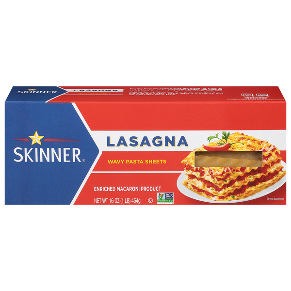 Dry Pasta Skinner Lasagna hero