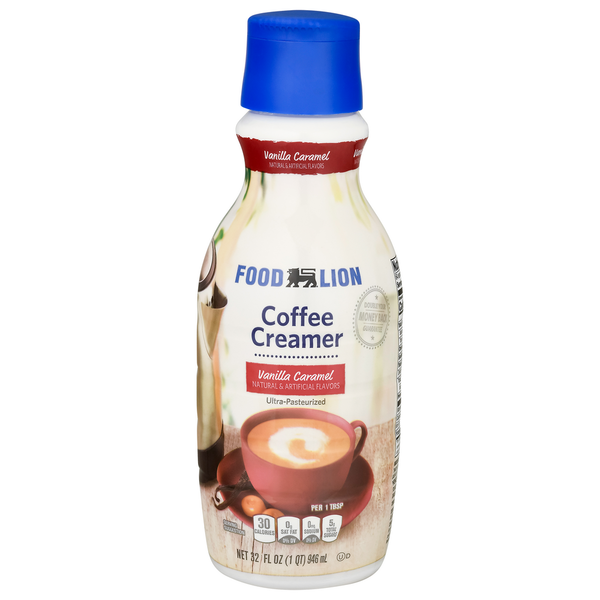 Cream Food Lion Coffee Creamer, Vanilla Caramel hero