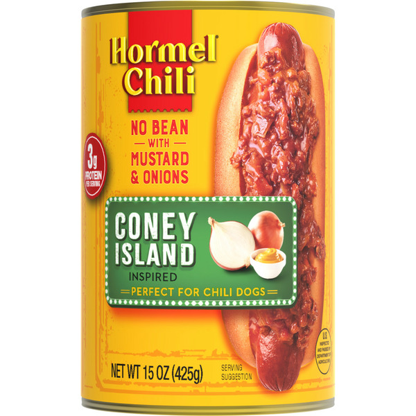 Canned Meat & Seafood Hormel Coney Island Dog Chili hero