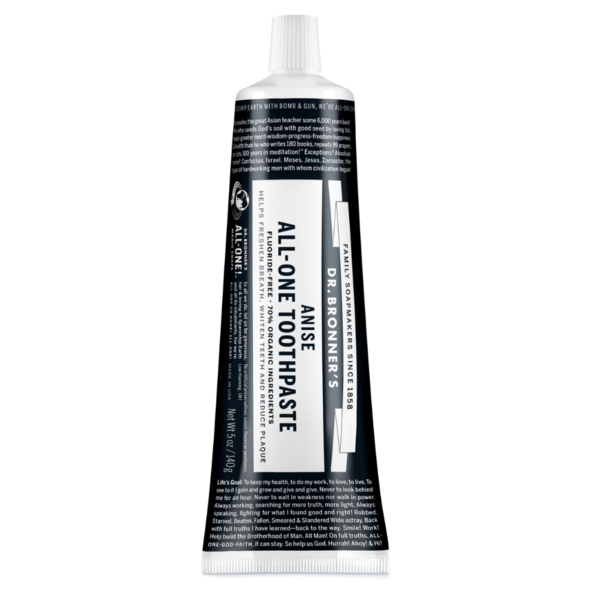 Oral Hygiene Dr. Bronner's Anise, All-One Toothpaste hero