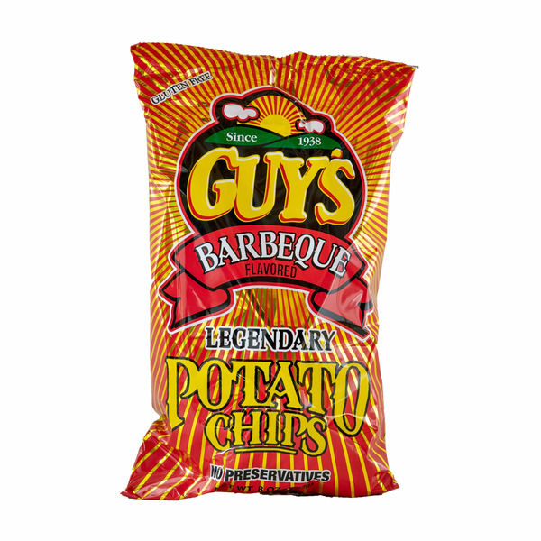 Chips & Pretzels Guy's Snacks Legendary BBQ Potato Chips hero