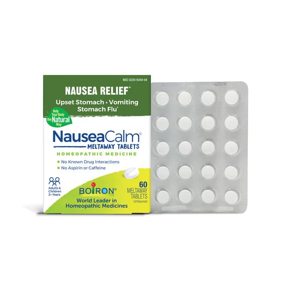 Vitamins & Supplements Boiron NauseaCalm Tablets Relieves Nausea, Upset Stomach and Stomach Flu hero