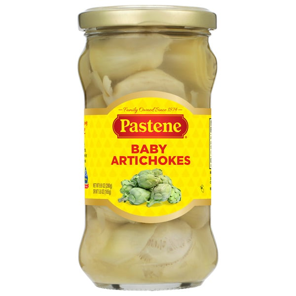 Canned & Jarred Vegetables Pastene Baby Artichokes hero