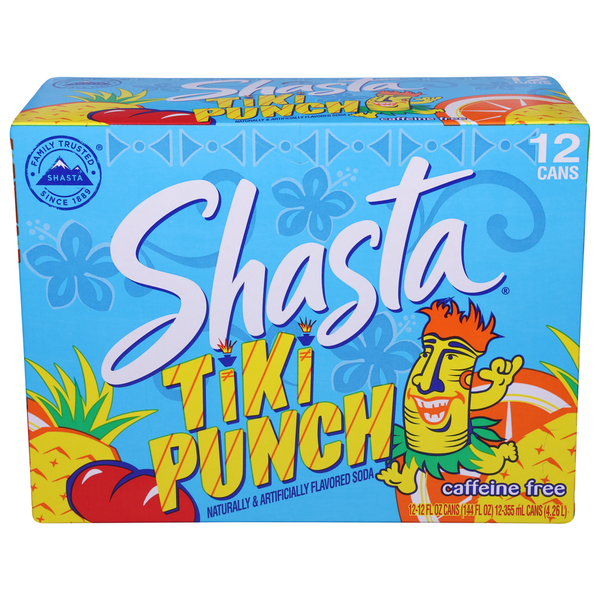 Soft Drinks Shasta Soda, Caffeine Free, Tiki Punch hero