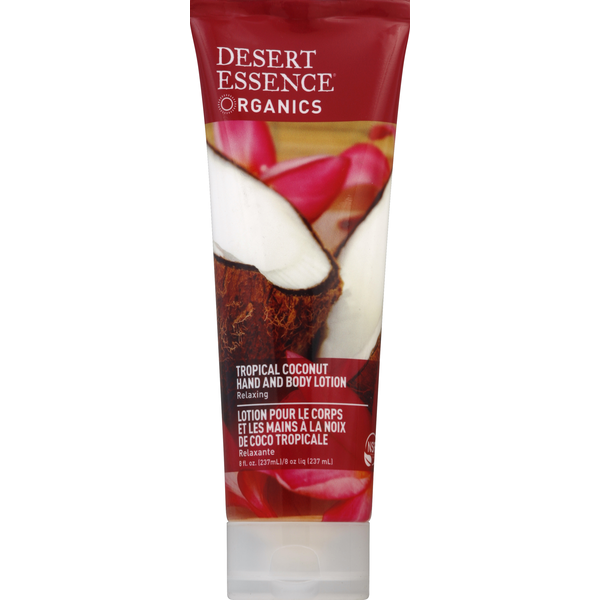 Body Lotions & Soap Desert Essence Hand and Body Lotion, Tropical Coconut, Relaxing hero