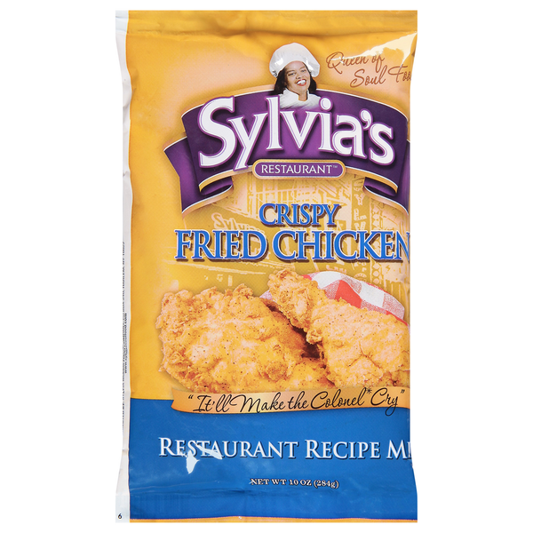 Marinades & Meat Preparation Sylvia's Restaurant Restaurant Recipe Mix, Crispy Fried Chicken hero