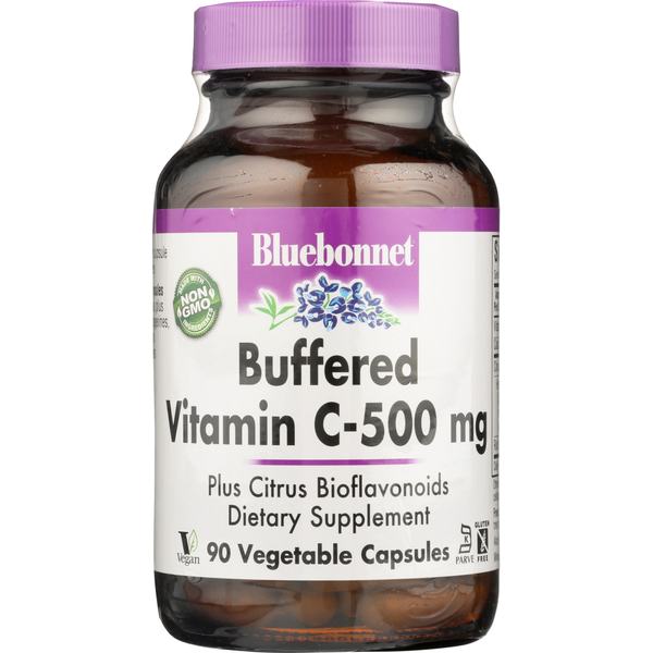 Dietary Supplements Bluebonnet Buffered Vitamin C-500 Mg hero