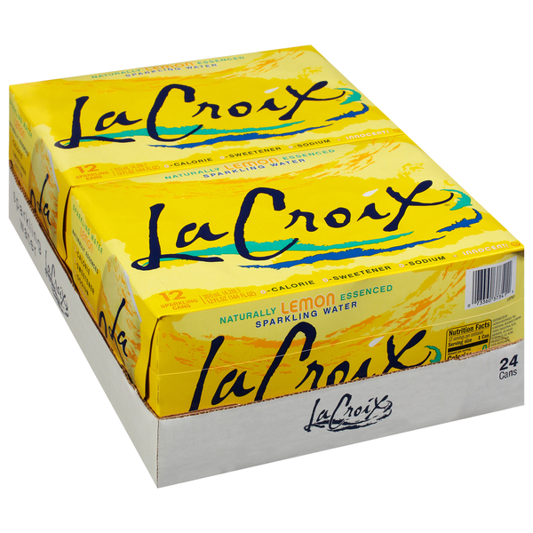 Water, Seltzer & Sparkling Water LaCroix Sparkling Water, Lemon hero