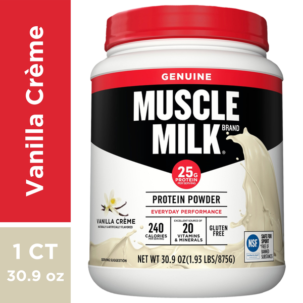 Protein & Meal Replacements MUSCLE MILK Vanilla Creme Powder Beverage Mix hero