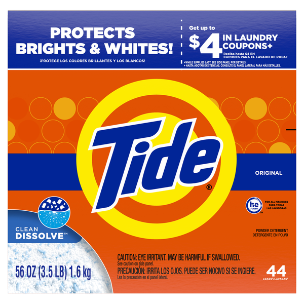 Laundry Tide Powder Laundry Detergent, Original, 40 loads hero