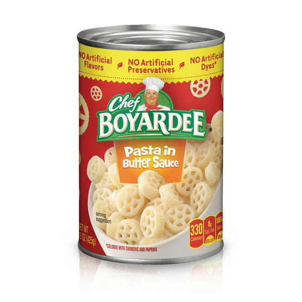 Pasta Sauce Chef Boyardee Pasta with Butter Sauce hero