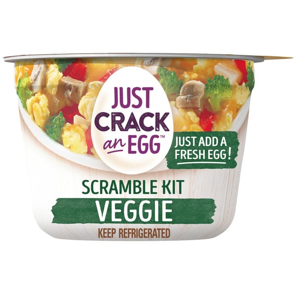 Eggs Just Crack an Egg Scramble Kit, Veggie hero