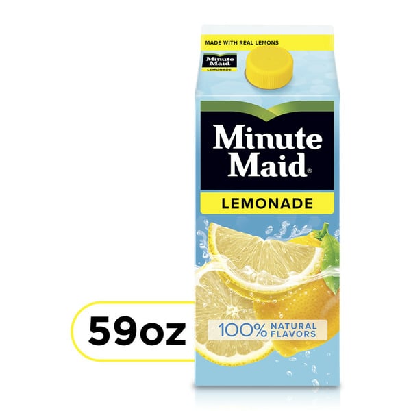 Refrigerated Juice, Coffee, & Tea Minute Maid Premium 100% Lemonade Natural hero