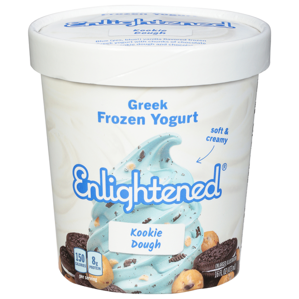 Ice Cream & Ice Enlightened Frozen Yogurt, Greek, Kookie Dough hero