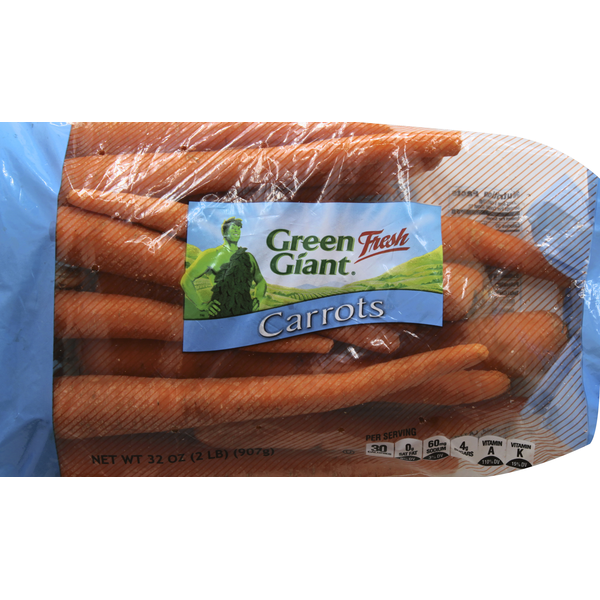 Fresh Vegetables Green Giant Carrots hero