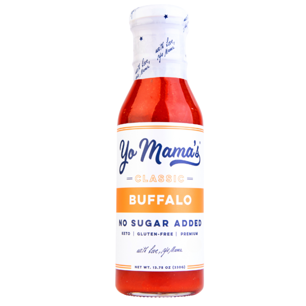 Condiments Yo Mama's Foods Classic Buffalo Sauce hero