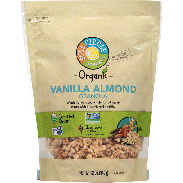 Energy & Granola Bars Full Circle Granola, Vanilla Almond hero