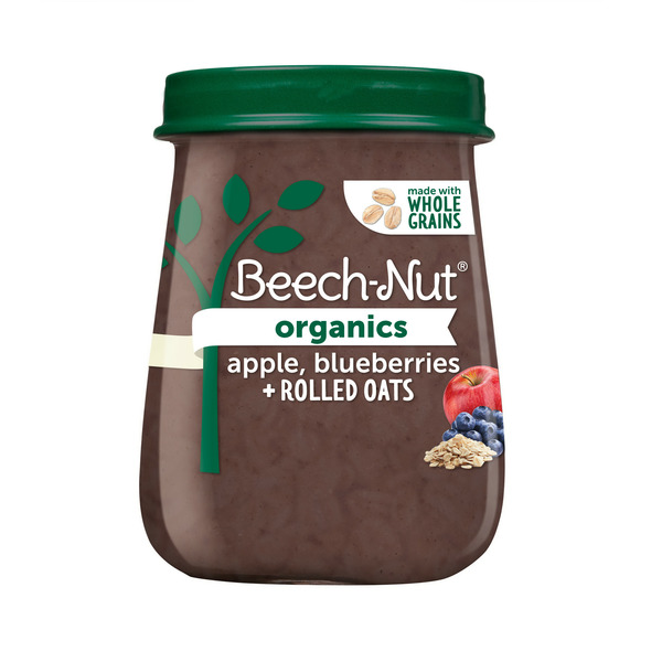 Baby Food & Formula Beech-Nut Organics Apple, Blueberries, Oats Jar hero