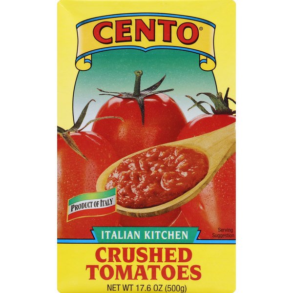 Canned & Jarred Vegetables Cento Tomatoes, Crushed, Italian Kitchen hero