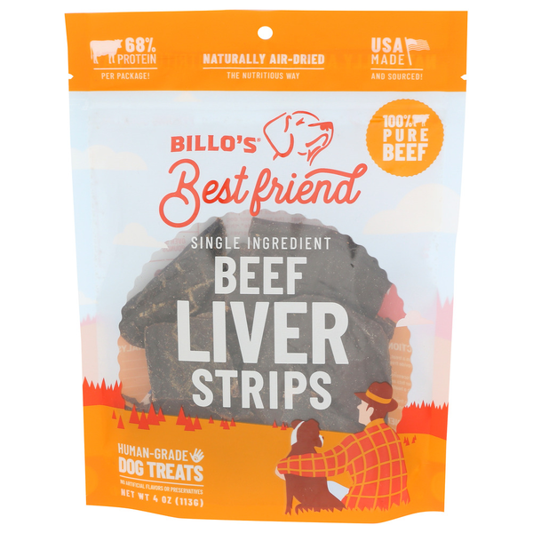 Billo's Best Friend 100% Meat Strips For Dogs hero