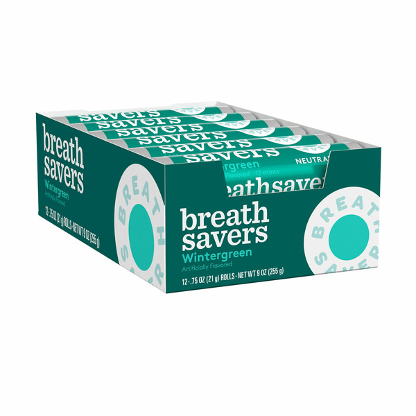 Mint & Gum BREATH SAVERS Wintergreen Sugar Free Breath Mints hero