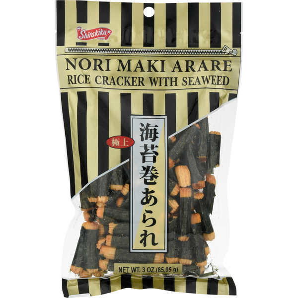 Crackers Shirakiku Rice Cracker with Seaweed hero