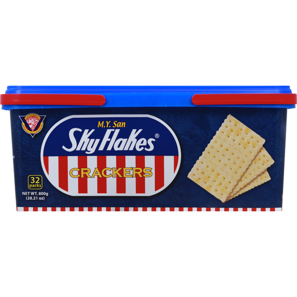 Crackers Monde M.Y. San Corporation SkyFlakes Crackers, 32 Packs hero