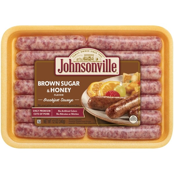 Hot Dogs, Bacon & Sausage Johnsonville Breakfast Sausage Brown Sugar & Honey Flavor hero