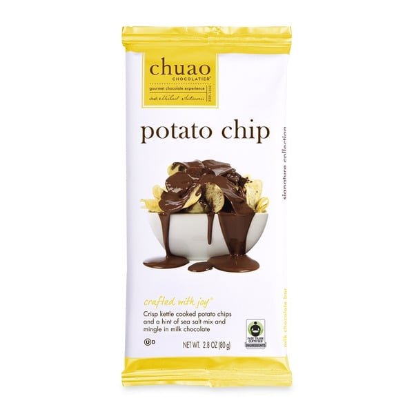 Candy & Chocolate Chuao Chocolatier Potato Chip, Milk Chocolate Bar hero