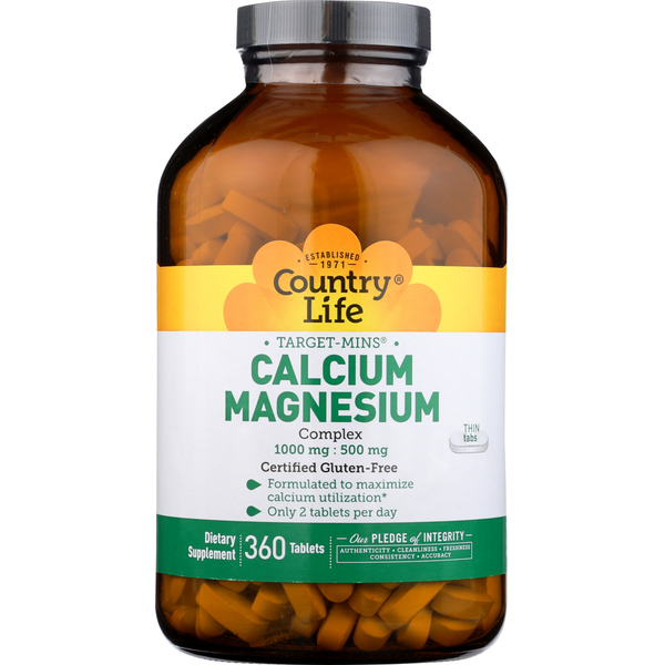 Vitamins & Minerals Country Life Target Mins Calcium Magnesium 360 Tb hero