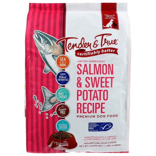 Tender & True Salmon & Sweet Potato Recipe – Dog – 11Lb. hero