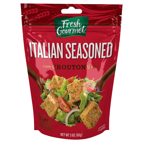 Fresh Gourmet Croutons, Italian Seasoned hero