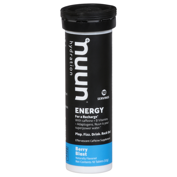 Cocoa & Drink Mixes Nuun Energy, Berry Blast, Tablets hero