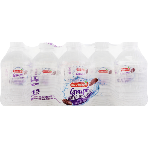 Water, Seltzer & Sparkling Water Brookshire's Water Beverage, Grape, 15 Pack hero