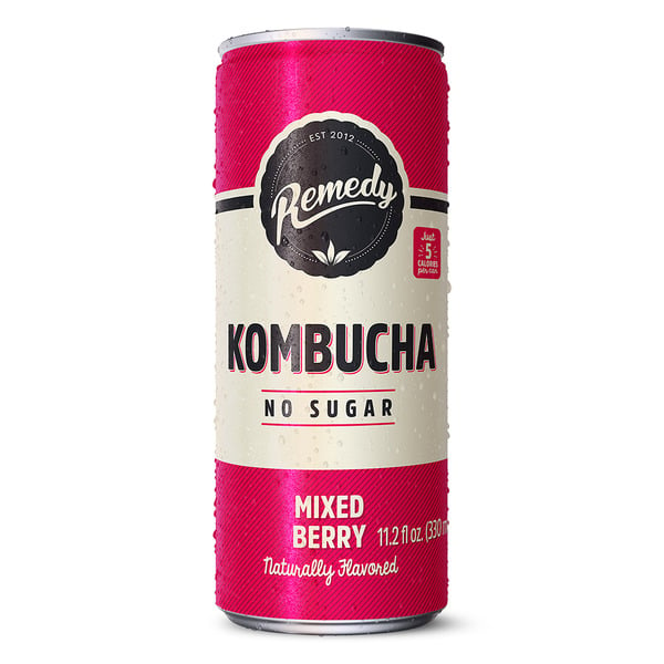 Remedy Drinks Mixed Berry, Organic, Sugar Free Kombucha hero