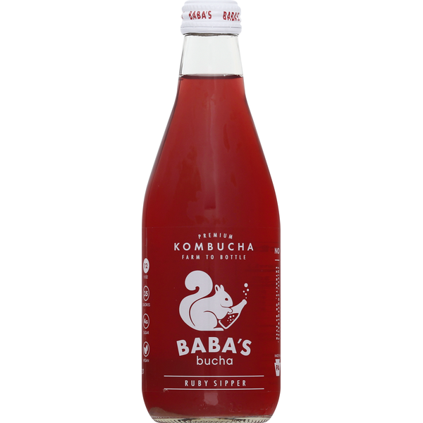 Tea Baba's Bucha Kombucha, Premium, Ruby Sipper hero