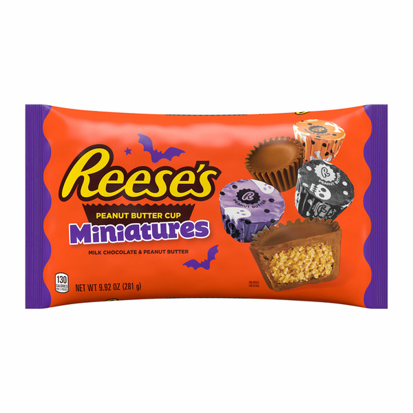 Candy & Chocolate Reese's Milk Chocolate Peanut Butter Cups Halloween Candy hero