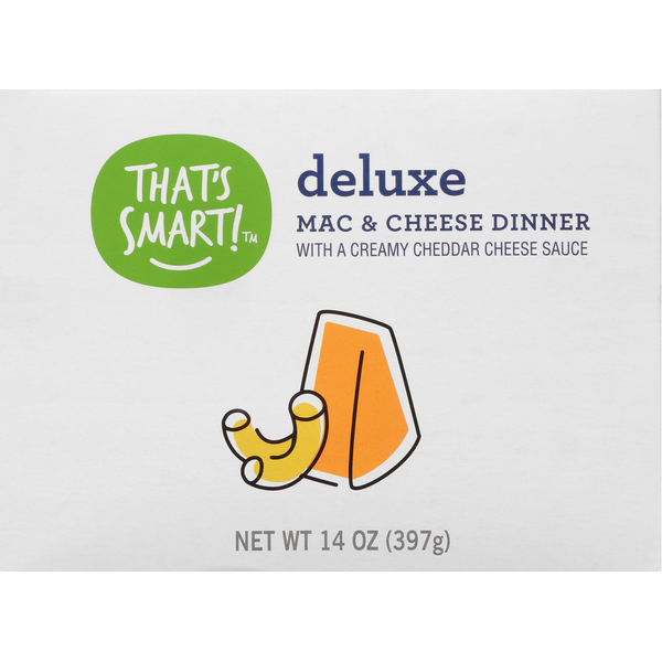 Frozen Meals That's Smart! Mac & Cheese Dinner, Deluxe hero