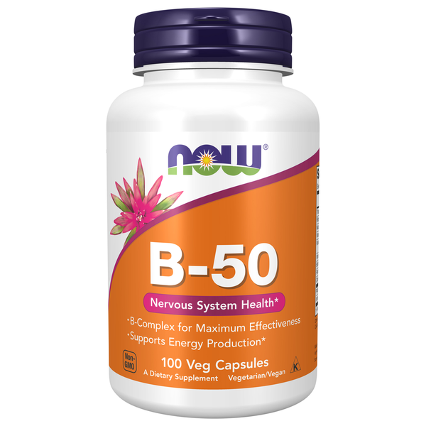 Vitamins & Minerals NOW Vitamin B 50 mg hero