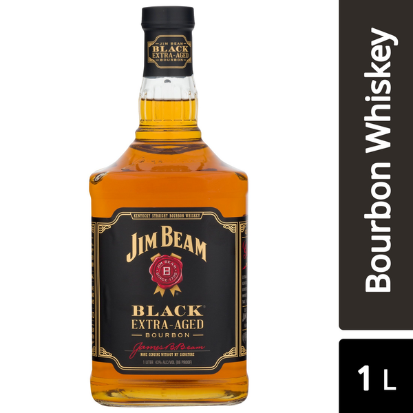 Whiskey Jim Beam Black Kentucky Straight Bourbon Whiskey hero