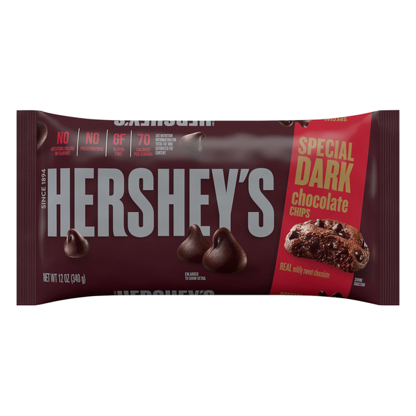 Baking & Supplies Hershey's Mildly Sweet Chocolate Baking Chips hero