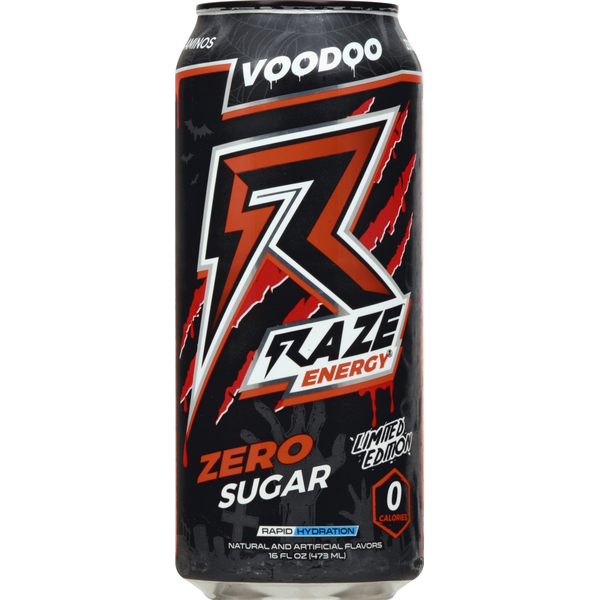 Raze Energy Energy Drink, Vodoo hero