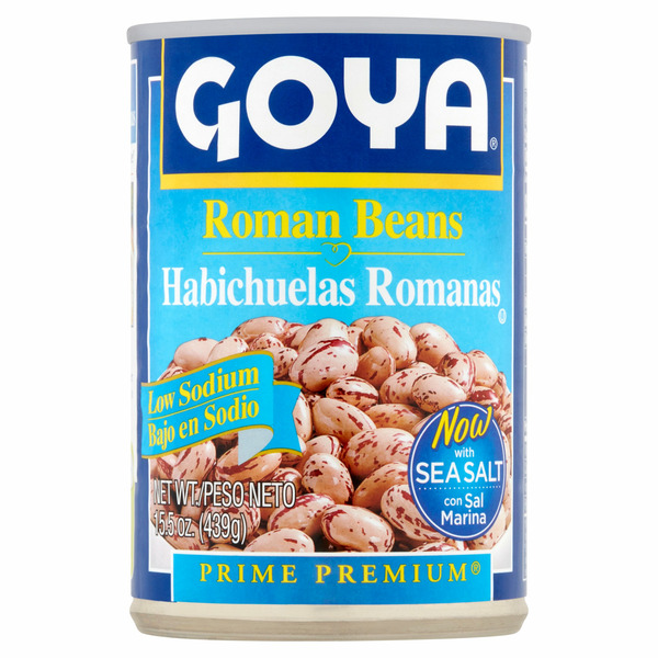 Canned Meals & Beans Goya Prime Premium Low Sodium Roman Beans hero