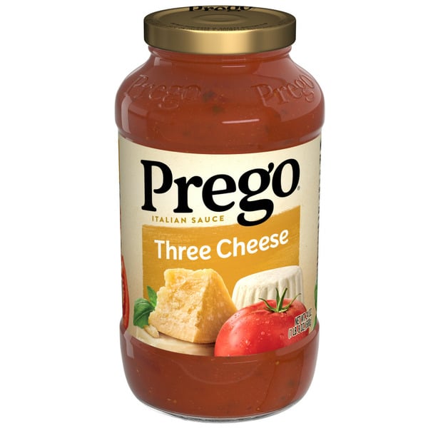 Pasta Sauce & Marinades Prego Three Cheese Pasta Sauce hero