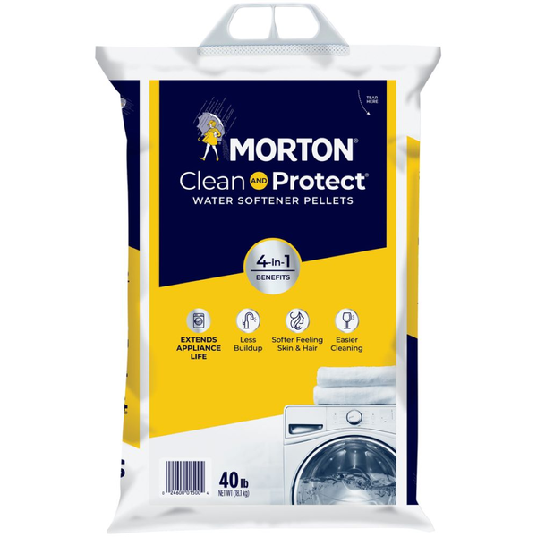 More Household Morton Clean and Protect Water Softener Salt 40lb hero