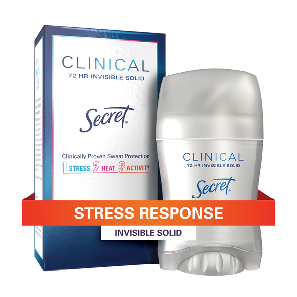 Deodorants Secret Clinical Strength Invisible Solid Women's Antiperspirant & Deodorant Stress Response hero